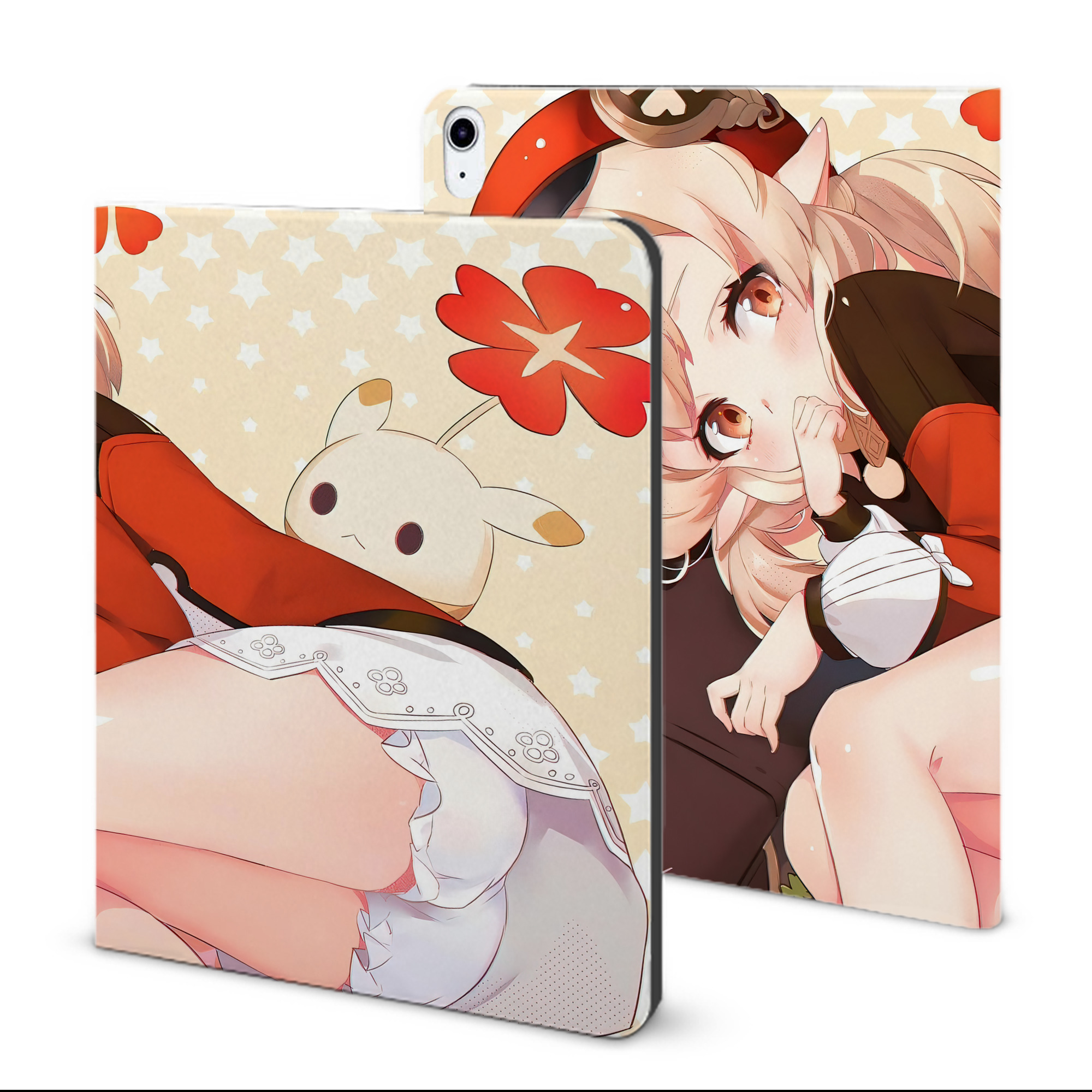 げんし神 genshin IPad ケース ブック型 PUレザー TPU 耐衝撃 軽量 薄型 ペン収納なし 全面保護 IPad 各モデル対応